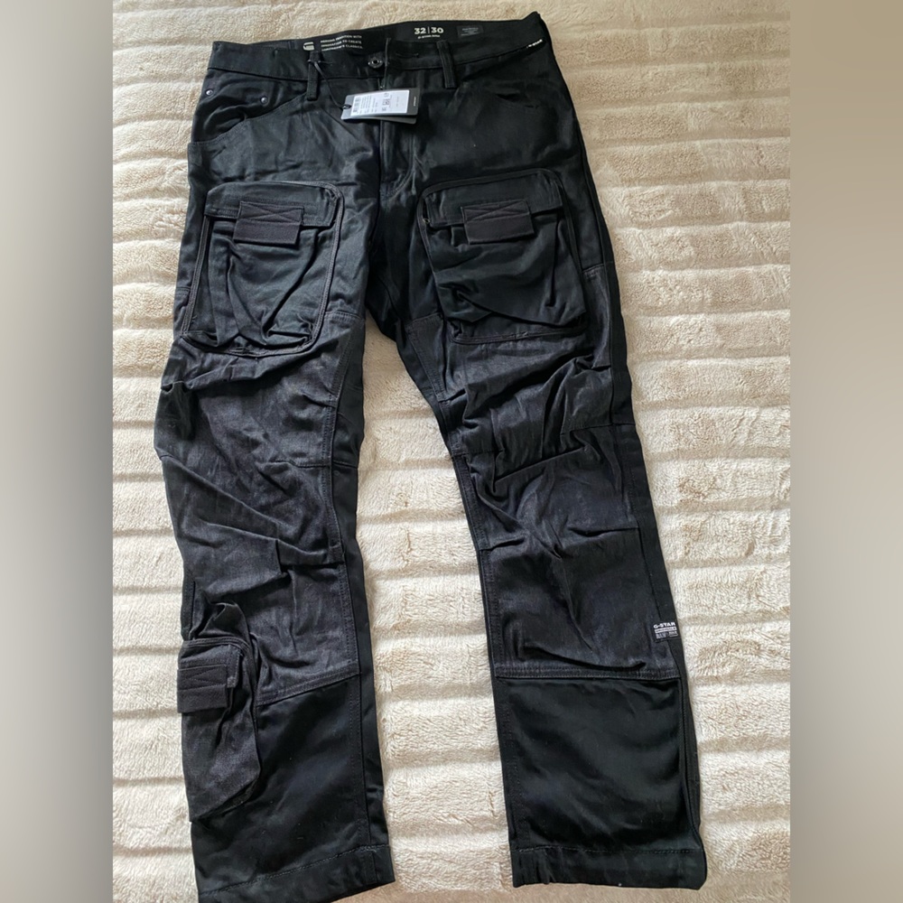 G-Star Black Cargo Pants for Men